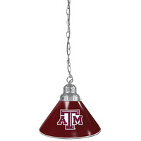 Holland Bar Stool BL1CHTexA-M Texas A&M University Logo Pendant Light with Chrome Finish - 120V