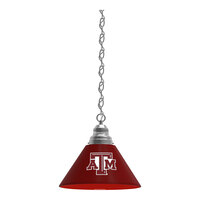 Holland Bar Stool BL1CHTexA-M Texas A&M University Logo Pendant Light with Chrome Finish - 120V