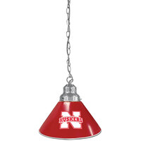 Holland Bar Stool BL1CHNebrUn University of Nebraska Logo Pendant Light with Chrome Finish - 120V