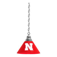 Holland Bar Stool BL1CHNebrUn University of Nebraska Logo Pendant Light with Chrome Finish - 120V