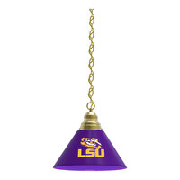 Holland Bar Stool BL1BRLaStUn Louisiana State University Logo Pendant Light with Brass Finish - 120V