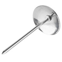 Ateco 902 1 1/4" x 2 3/4" Flat Stainless Steel Flower Nail