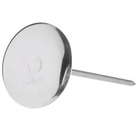 Ateco 904 1 1/4" x 3" Flat Stainless Steel Flower Nail