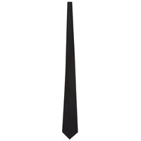 Henry Segal 3 1/2" Black Straight Neck Tie