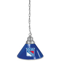 Holland Bar Stool BL1CHNYRang New York Rangers Logo Pendant Light with Chrome Finish - 120V