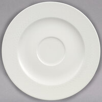 Villeroy & Boch 16-2040-1250 Universal 6 3/4" White Premium Porcelain Saucer - 6/Case