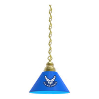 Holland Bar Stool BL1BRAirFor United States Air Force Logo Pendant Light with Brass Finish - 120V