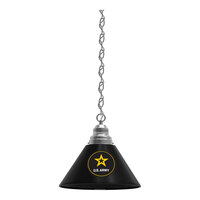 Holland Bar Stool BL1CHArmy United States Army Logo Pendant Light with Chrome Finish - 120V