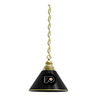 Holland Bar Stool BL1BRPhiFly-B Philadelphia Flyers Logo Pendant Light with Brass Finish - 120V