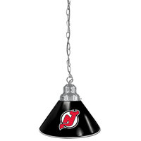 Holland Bar Stool BL1CHNJDevl New Jersey Devils Logo Pendant Light with Chrome Finish - 120V