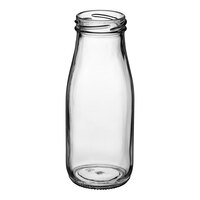 Acopa 10 oz. Customizable Glass Milk Bottle - 12/Case