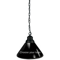 Holland Bar Stool NHL Logo Pendant Light with Black Finish - 120V