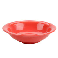 Thunder Group CR5716RD Orange 18 oz. Melamine Soup Bowl - 12/Case