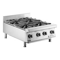 Garland GTOG24-4 Liquid Propane 4 Burner 24" Countertop Range - 120,000 BTU