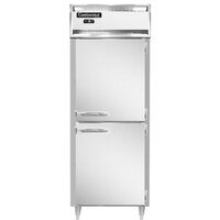 Continental Refrigerator D1FESNHD 29" Extra-Wide Shallow Depth Solid Half Door Reach-In Freezer