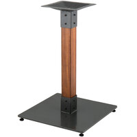 Lancaster Table & Seating Industrial Table Base with Rustic Walnut Finish