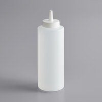 Choice 12 oz. Clear Squeeze Bottle   - 6/Pack