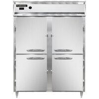 Continental DL2WE-SA-HD 57" Extra-Wide Half Solid Door Reach-In Heated Holding Cabinet - 2250W