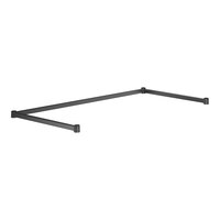 Regency 24" x 48" Black Epoxy 3-Sided Frame for Wire Shelving