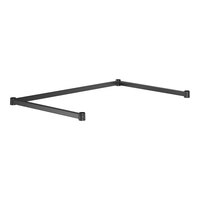 Regency 24" x 36" Black Epoxy 3-Sided Frame for Wire Shelving