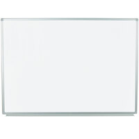 Luxor WB4836W 48" x 36" Wall-Mounted Whiteboard with Aluminum Frame