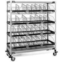 Metro MXIV7 MetroMax i I.V. 12-Basket Solution Cart with Top Shelf - 24" x 60" x 69"