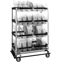 Metro MXIV4 MetroMax i I.V. 8-Basket Solution Cart - 24" x 42" x 60"