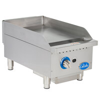 Globe GG15G 15" Countertop Gas Griddle - 30,000 BTU