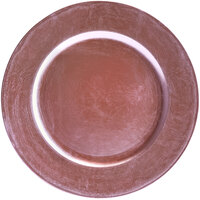 Tabletop Classics by Walco TRPL-6651 13" Purple Round Plastic Charger Plate - 12/Pack