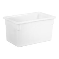 Cambro 182615P148 26" x 18" x 15" White Poly Food Storage Box