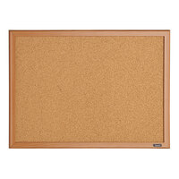 Quartet Cork Board with Oak Finish Frame