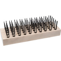 Texas Brush 133-1668 7 3/4" Flat Wire Bristle Texas Grill Brush®