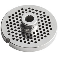 Avantco 177MG1243 #12 Stainless Steel Grinder Plate for MG12 and MG12R Meat Grinders - 1/8"