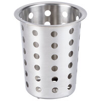 Cal-Mil 1017-39 Perforated Stainless Steel Flatware Cylinder