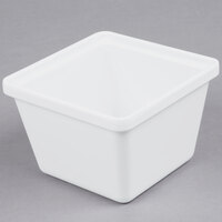 GET ML-148-W 28 oz. White Square Melamine Crock