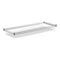 Regency 18" x 48" NSF Chrome Shelf Basket