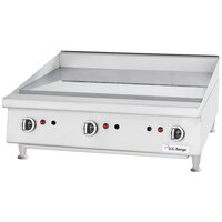 U.S. Range UTGG48-G48M 48" Natural Gas Heavy-Duty Countertop Griddle with Manual Controls - 108,000 BTU