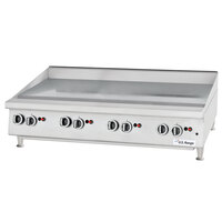 U.S. Range UTGG48-GT48M 48" Liquid Propane Countertop Griddle with Thermostatic Controls - 112,000 BTU