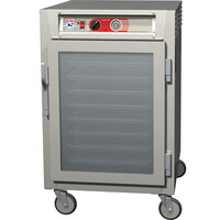 Metro C565-SFC-LPFC C5 6 Series Half-Height Reach-In Pass-Through Heated Holding Cabinet - Clear Doors