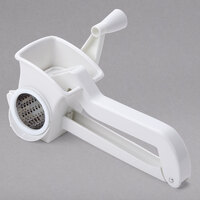 American Metalcraft PCG9 White Plastic Hand Held Rotary Cheese Grater