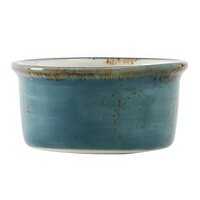 Tuxton GGE-752 TuxTrendz Artisan Geode Azure 2.5 oz. China Ramekin - 24/Case