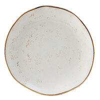 Tuxton GGA-002 TuxTrendz Artisan Geode Agave 6 1/2" China Plate   - 24/Case