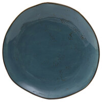 Tuxton GGE-002 TuxTrendz Artisan Geode Azure 6 1/2" China Plate - 24/Case