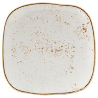 Tuxton GGA-502 TuxTrendz Artisan Geode Agave 11" China Square Plate   - 12/Case