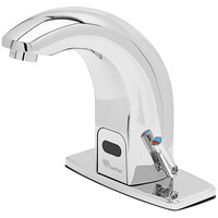 T&S EC-3142-4DP ChekPoint Deck Mounted Hands-Free Sensor Faucet with 5" Rigid Cast Nozzle and 2.2 GPM Vandal Resistant Aerator