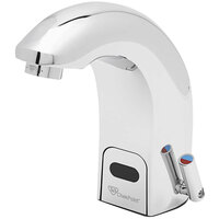 T&S EC-3142-VF05 ChekPoint Deck Mounted Hands-Free Sensor Faucet with 5" Rigid Cast Nozzle and 0.5 GPM Vandal Resistant Non-Aerated Spray Device