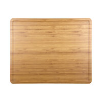 Elite Global Solutions M1215RCFP-BB Fo Bwa 15" x 12" Faux Bamboo Melamine Serving Board