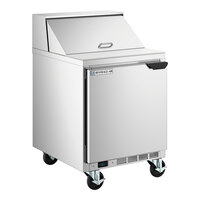 Beverage-Air SPE27HC-B-24 27" 1 Door Left-Hinged Refrigerated Sandwich Prep Table