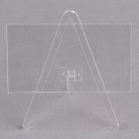 Tablecraft 12006 Clear Acrylic Card Holder Easel   - 2/Pack