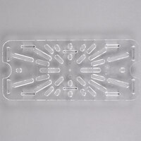 Cambro 30CWD Camwear 1/3 Size Clear Polycarbonate Drain Tray